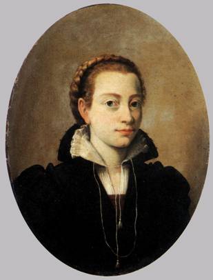 Self-Portrait or her sister Minerva,  ca. 1550’s  (Sofonisba Anguissola) (1530-1625)   Museo Poldi Pezzoli, Milano 