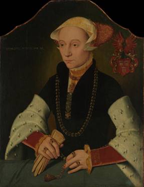  A Woman of the Slosgin Family, 1557 (Barthel Bruyn The Younger)The Metropolitan Museum of Art, New York, NY 32.100.50   
