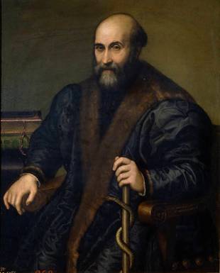 Pietro Manna , Doctor of Cremona, 1557  (Lucia Anguissola) (1536-1568)    Museo del Prado, Madrid P00016 
