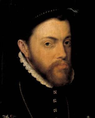 Philip II, ca. 1555-1558 Antonis Mor) (1520-1578) Museo del Prado, Madrid   P02118