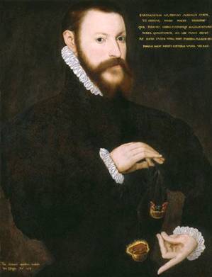 Sir Thomas Chaloner, 1559  (Unknown Artist)    National Portrait Gallery, London  2445 