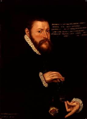 Sir Thomas Chaloner, 1559 (Unknown Artist)    National Portrait Gallery, London   1274 