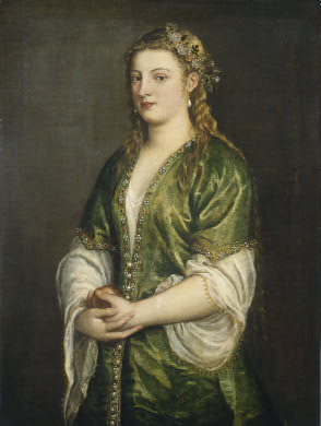 A Woman (as Eve?),  ca. 1555   (Titian) (1488-1576) National Gallery of Art, Washington D.C.  

