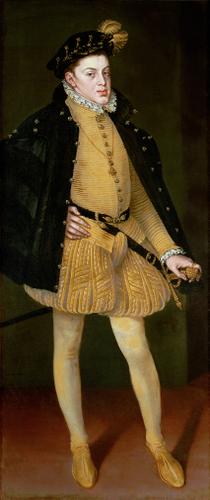 Prince Don Carlos, 1564  (Alonso Sánchez Coello) (1531-1588)   Kunsthistorisches Museum, Wien,  GG 3235 
