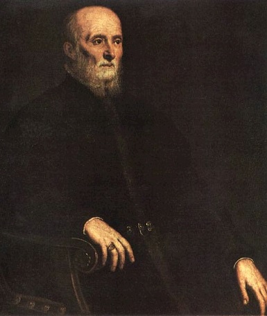 Alvise Cornaro, ca. 15660-1562 (Jacopo TIntoretto) (1518-1594)  Palazzo Pitti, Firenze 