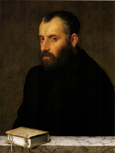 A Scholar, ca. 1560 (Giovanni Battista Moroni) (1522-1579)   Galleria degli Uffizi, Firenze 