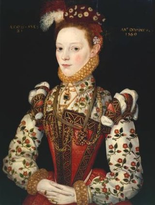 A Young Woman at 21 years of age, said to be Lady Helena Snakenborg, Marchioness of Northampton, 1569 (Unknown English Artist) Location TBD