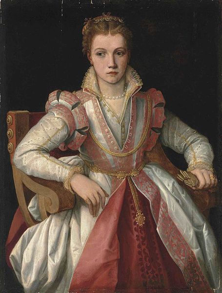 A Young Woman, ca. 1565 (Unknown Artist, listed as follower of Francesco Salviati) Christies Fine Art Auction,  Sale 5677, Lot 114,  July 4, 2012