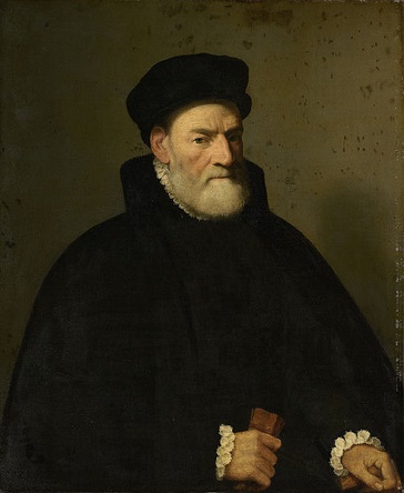 A Man, probably Vercellino Olivazzi, ca. 1565 (attributed to Giovanni Battista Moroni) (1522-1579)  Rijksmuseum Amsterdam,  SK-C-1365 