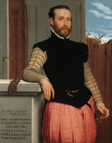 Prospero Allesandri, 1560 (Giovanni Battista Moroni) (1522-1579)  The Princely Collections, Liechtenstein,  Inv.-No. GE2145