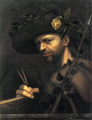 Self-Portrait, ca. 1568 (Giovanni Paolo Lomazzo) (1538-1592)  Pinacoteca di Brera, Milano