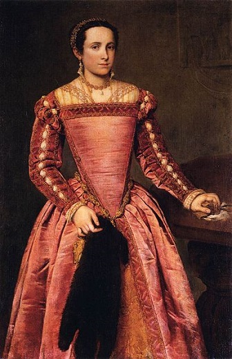 A Young Woman, ca. 1560(Giovanni Battista Moroni) (1522-1579)  Gemäldegalerie Alte Meister, Dresden   