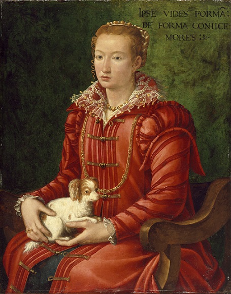 A Young Woman with a Dog, ca. 1560-1570 (Unknown Florentine Artist)  The Walters Art Museum, Baltimore, MD