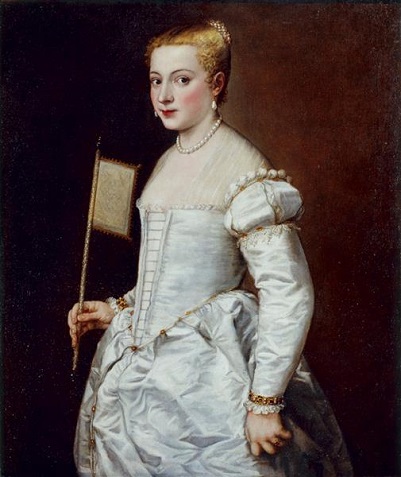 A Young Venetian Woman, ca. 1561 (Titian) (ca. 1488-1576)  Staatliche Kunstsammlungen Dresden,  Gal. Nr. 170