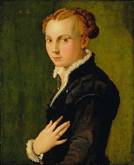 A  Young Woman, ca. 1565 (attributed to Girolamo Mazzola Bedoli) (ca. 1500-1568)  Museum of Fine Arts, Houston,  TX,  Kress Collection, K-171