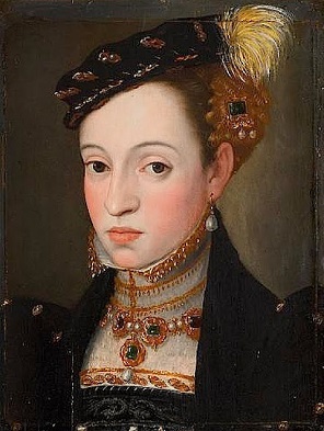 Archduchess Magdalena of Austria, 1563 (Guiseppe Arcimboldo) (1527-1593)    Location TBD  