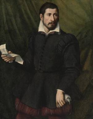 A Man ca. 1560 (c.o. Francesco Salviati) (1510-1563) Sotheby