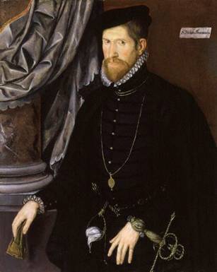 Sir Nicholas Throckmorton,  ca. 1562  (Unknown Artist)      National Portrait Gallery, London    3800   