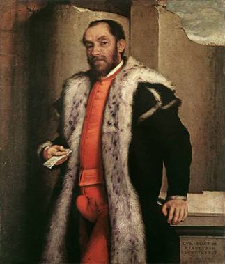 Antonio Navagero, 1565   (Giovanni Battista Moroni)  (1522-1579)        Pinacoteca di Brera,  Milan                  