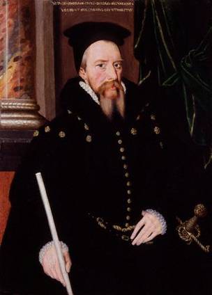 William Cecil, 1st Baron Burghley, ca. 1560’s (by or after Arnold van Brounckhorst) (fl. 1565-1580)      National Portrait Gallery, London    2184   