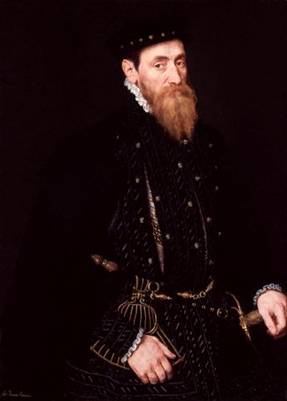 Sir Thomas Gresham,  ca. 1565  (Unknown Artist)    National Portrait Gallery, London  