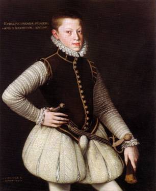 Archduke Rudolf II at 15 years old, 1567   (Alonso Sanchez Coello) (1531-1588)    Location TBD
