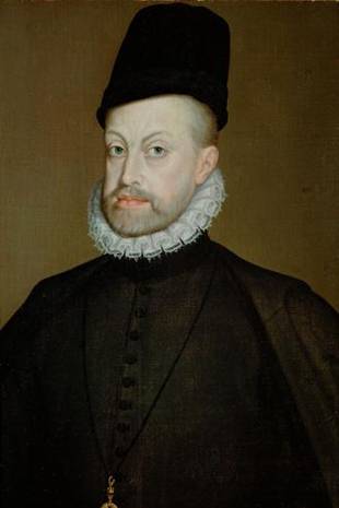 Philip II, 1568   (Alonso Sanchez Coello) (1531-1588)    Location TBD