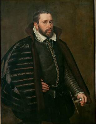 A Man in Spanish Costume, 1568 (Adriaen Thomas Key) (1544-1589)    Kunsthistorisches Museum, Wien GG_1034   