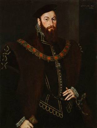 Anthony Browne, 1st Viscount Montague, 1569 (Hans Eworth) (1520-1574)   National Portrait Gallery, London    842  