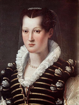 Isabella de Medici, ca. 1560 (Allesandro Allori) (1535-1607)   Galleria degli Uffizi, Firenze
