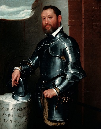 Mario Benvenuti, ca. 1560 (Giovanni Battista Moroni) (1522-1579) Ringling Museum of Art, Sarasota, FL,  SN 106 