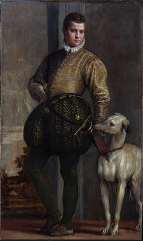 A Youg Man of the Colleoni Family, Bergamo, ca. 1575  (Paolo Veronese) (1528-1588)  Metropolitan Museum of Art, New York, NY,  29.100.105
