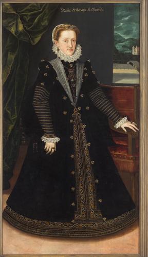 Maria Anna, Duchess of Bavaria, 1577 (Unknown Artist)  Kunsthistorisches Museum, Wien,  GG 3272 