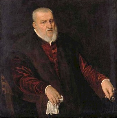 A Venetian Gentleman , ca. 1570 (Jacopo Tintoretto) (1518-1594)  Private Collection