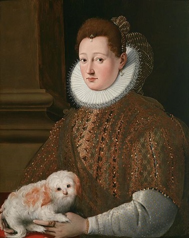 A Woman with a Lapdog, ca. 1575 (Girolamo Macchietti) (1535-1592)  Dorotheum Fine Art Auction House, Vienna