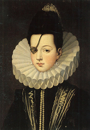 Doña Ana de Mendoza y la Cerda,  Princess of Eboli, ca. 1575 (Unknown Artist)   Location TBD 