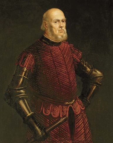 A Venetian Commander, ca. 1575 (attributed to Jacopo Tintoretto) (1519-1594)  Private Collection