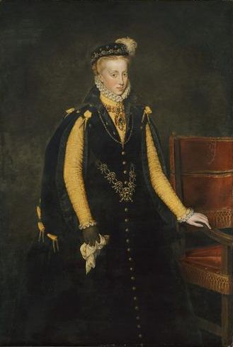 Anna of Austria, 1570 (Anthonis Mor) (ca. 1519-1575)   Kunsthistorisches Museum, Wien GG_3053  