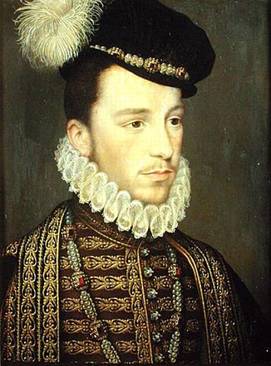 Henry III at 19 years old, ca. 1570  (Francois Clouet) (1510-1572)   Location TBD   

