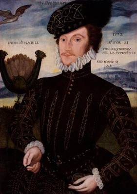 Sir Thomas Coningsby (Attrib. George Gower) (1540-1596)  National Portrait Gallery, London   4348