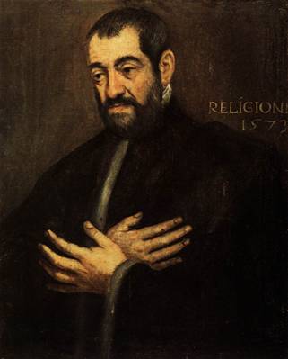 A Man, 1573    (Tintoretto) (1518-1594)   Scuola Grande di San Rocco, Venice        