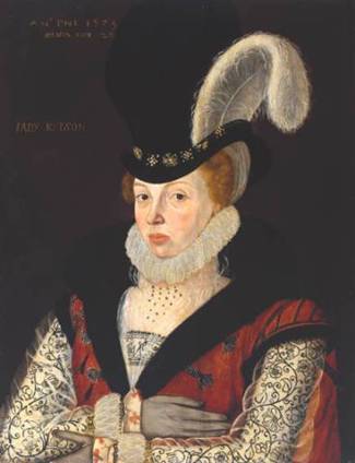  Elizabeth Cornwallis, Lady Kytson, 1573    (George Gower) (1540-1596)     Tate Britain London