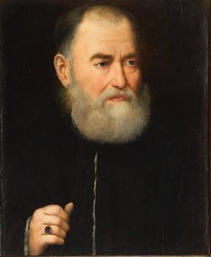An Old Man, ca. 1575-1600   (Dirck Barendsz) (1534-1592)    Kunsthistorisches Museum, Wien     GG_1040 
