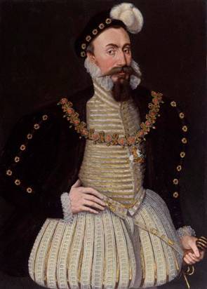 Robert Dudley, 1st Earl of Leicester,   ca. 1575   (Unknown Artist)     National Portrait Gallery, London,   NPG 247 