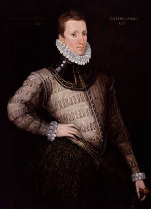 Sir Philip Sidney,  ca. 1576  (Unknown Artist)    National Portrait Gallery, London 5732       