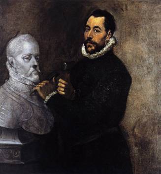 A Sculptor, ca. 1576-1578 (El Greco)  (1541-1618) Private Collection  
