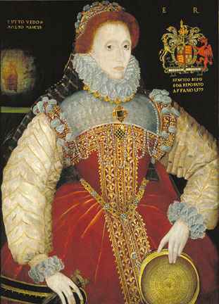 Elizabeth I, 1579   (Plimpton Sieve Portrait) (attributed to George Gower) (1540-1597)   Location TBD    