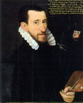 Self-Portrait, 1579  (George Gower) (1540-1597)   Private Collection