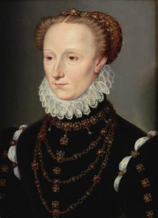 Madeleine le Clerc du Tremblay, ca. 1570-1572 (François Clouet) (c1510-1752) Weiss Gallery, London        