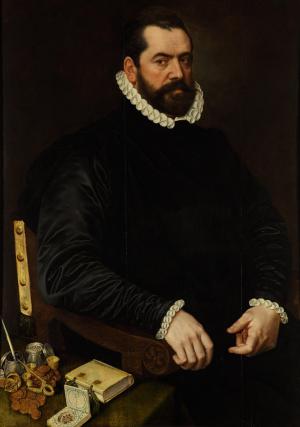 A Man, ca. 1575 (Adriaen Tomasz Key) (1544-1589)   The Pushkin Museum of Fine Arts, Moscow,  F-605 